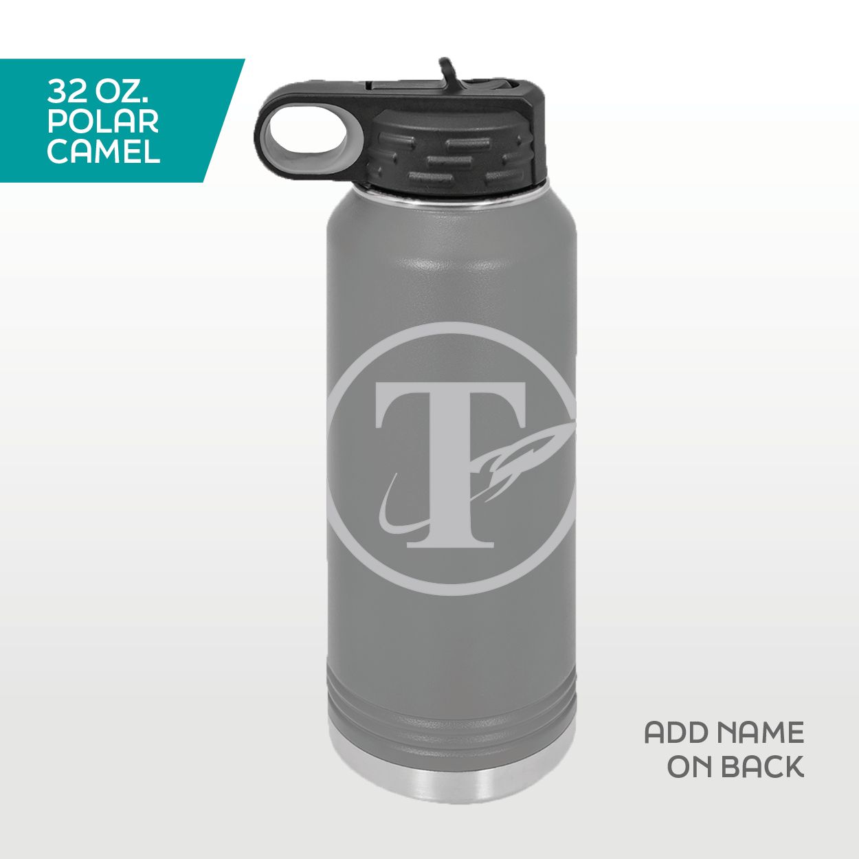 GRAY - 32 oz. Polar Camel Water Bottle