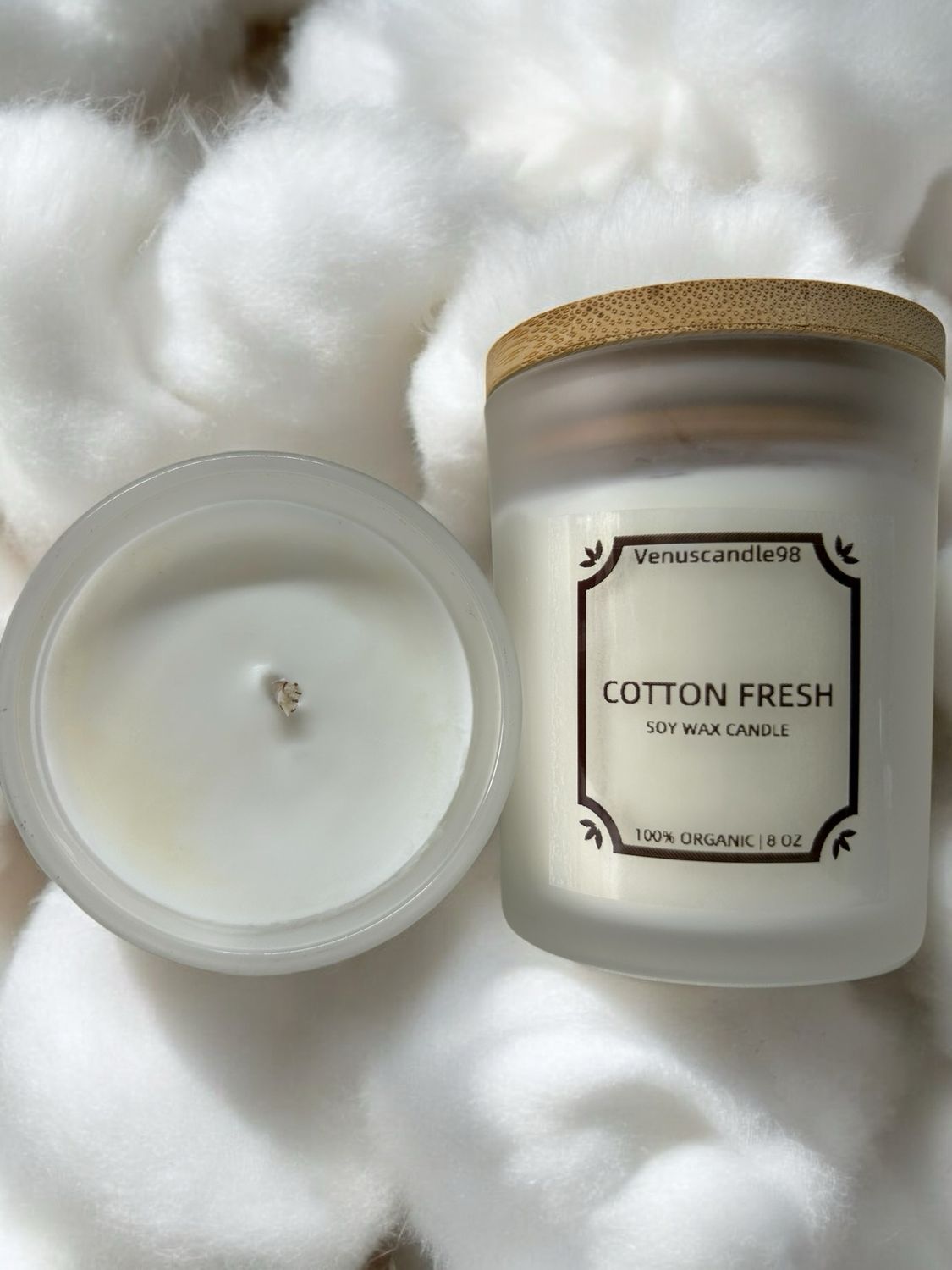 Cotton Fresh aromatherapy candle