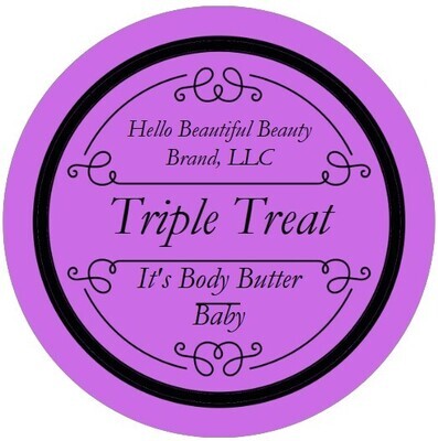 SUGAR SCRUB - Triple Treat Body Butter - 2 Ounces