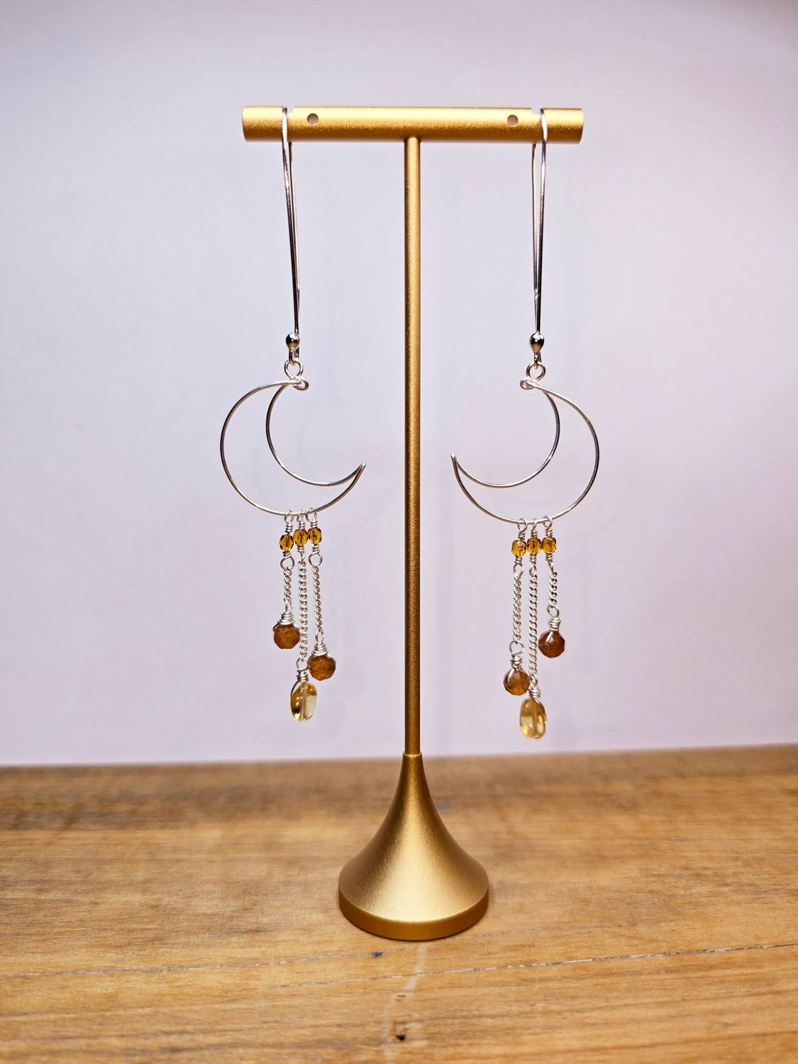 Lunar Charm Sterling Silver Earrings Lunar Charm Sterling Silver Earrings