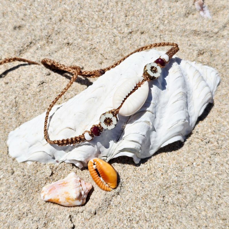 Cowrie Bloom Bracelet/Anklet Cowrie Bloom Bracelet/Anklet
