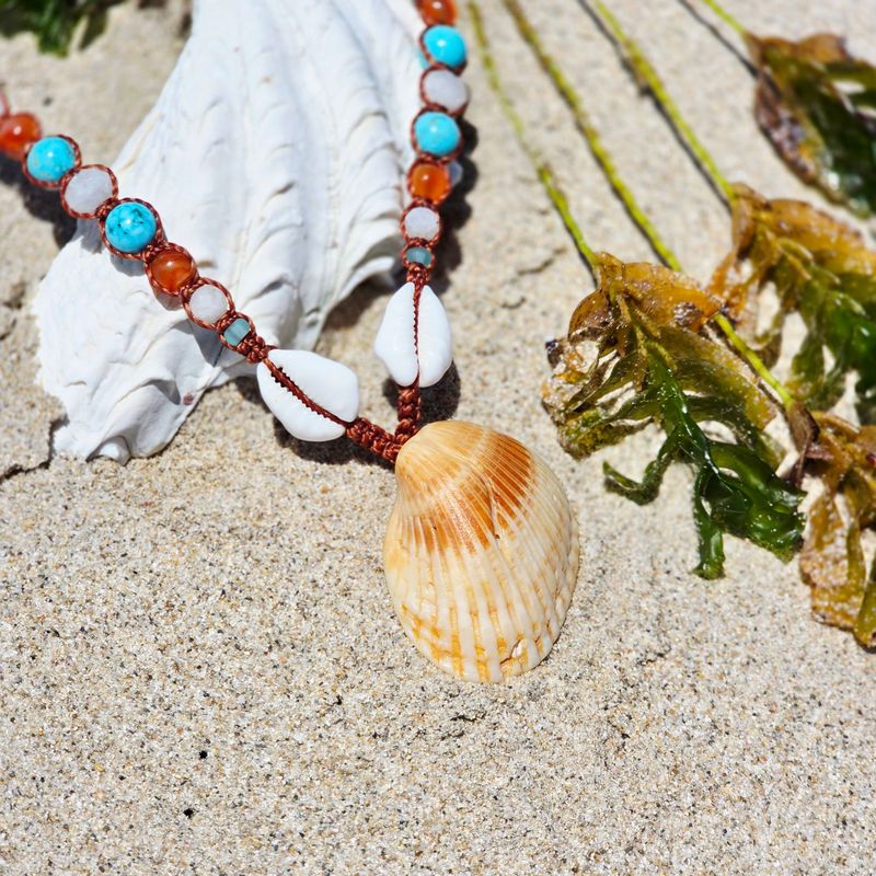Ocean & Earth Necklace - Red Sunset Ocean & Earth Necklace - Red Sunset