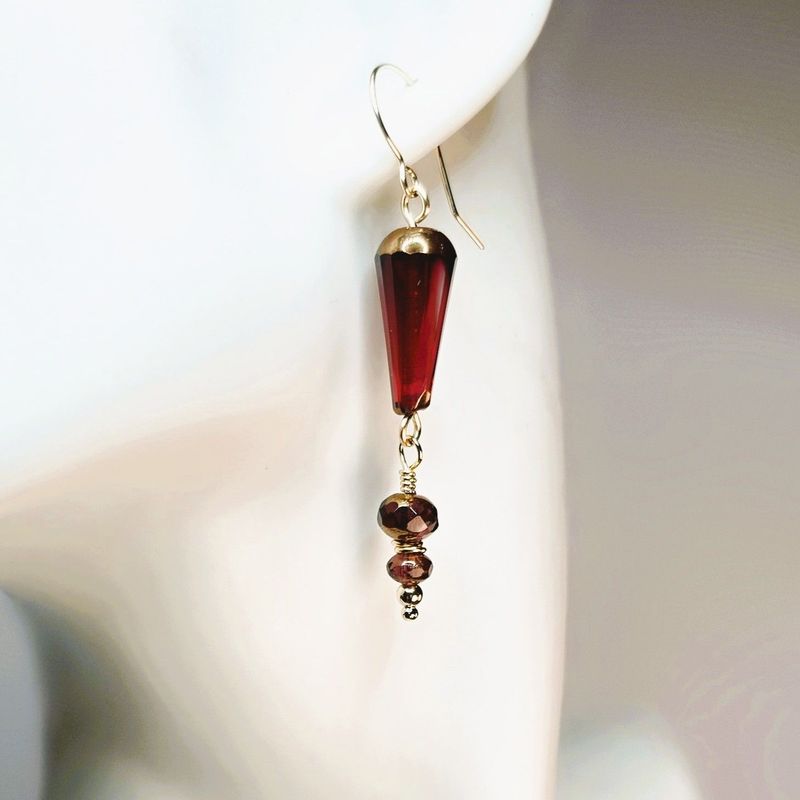 Goddess Earrings - Mulberry Moon Goddess Earrings - Mulberry Moon