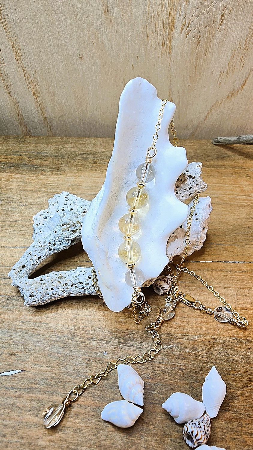 Citrine Sunrays Necklace Citrine Sunrays Necklace