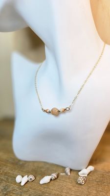 Bar Necklace - Crazy Lace Agate Bar Necklace - Crazy Lace Agate