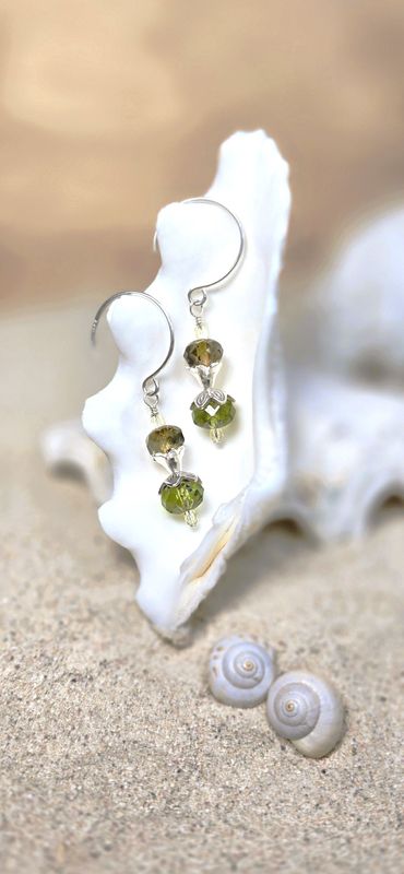 Tropical Drift Earrings - Czech Glass