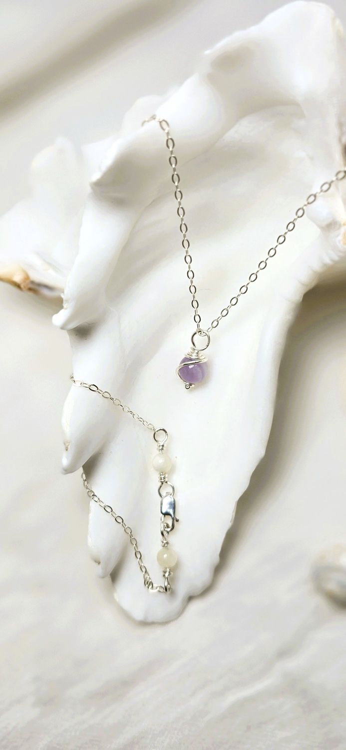 Inner Calm Necklace - Amethyst