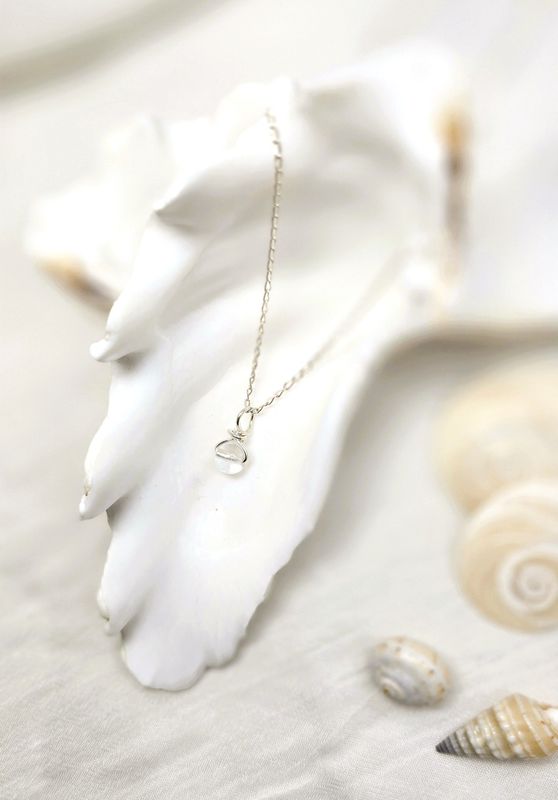Clear Path Necklace - Clear Quartz Clear Path Necklace - Clear Quartz