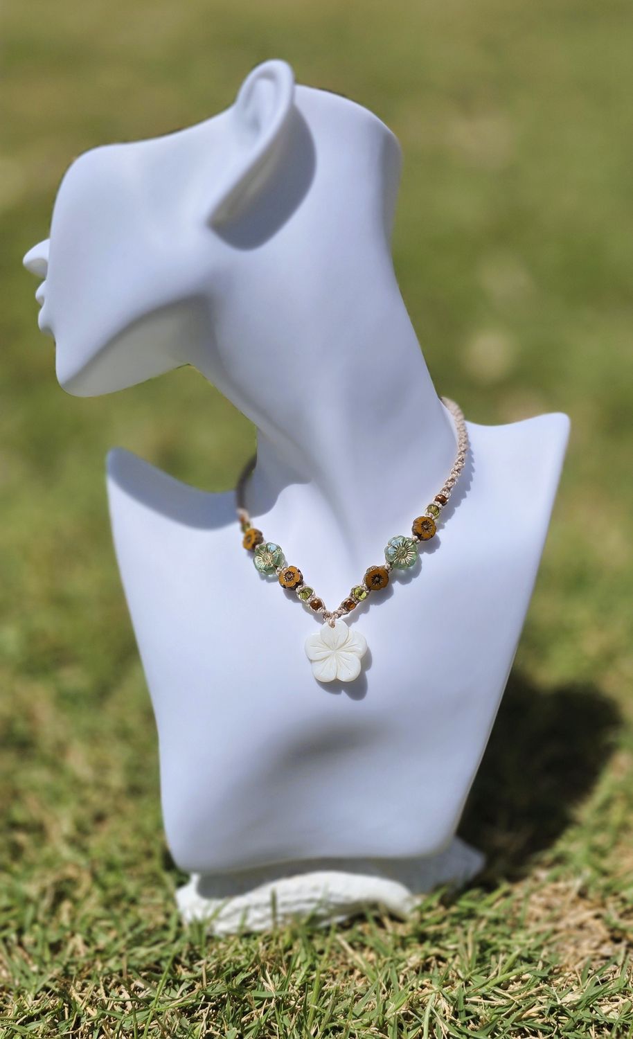 Mother of Pearl Necklace - Desert Tides