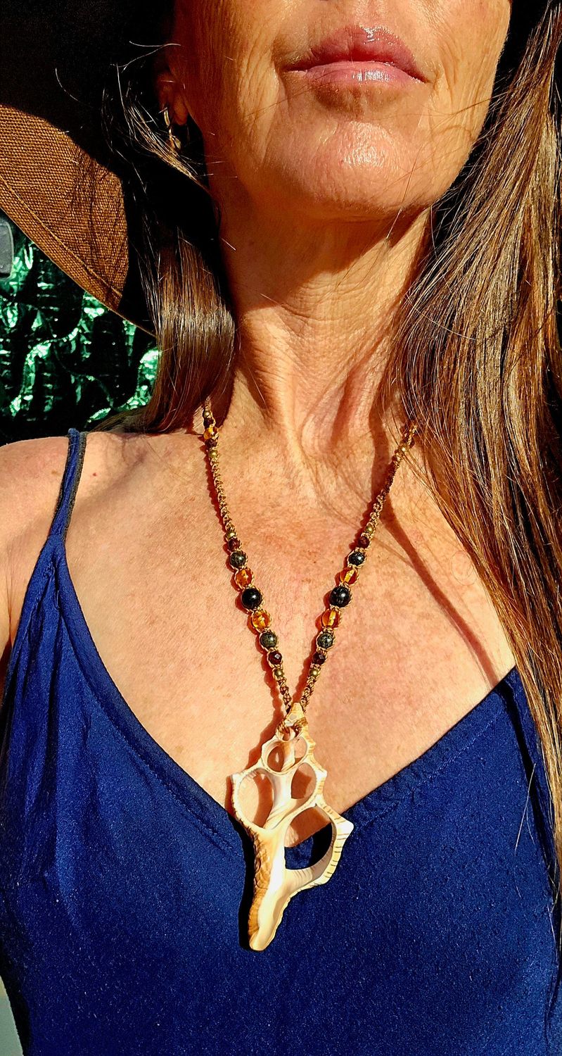 Ocean & Earth Black Opal Necklace