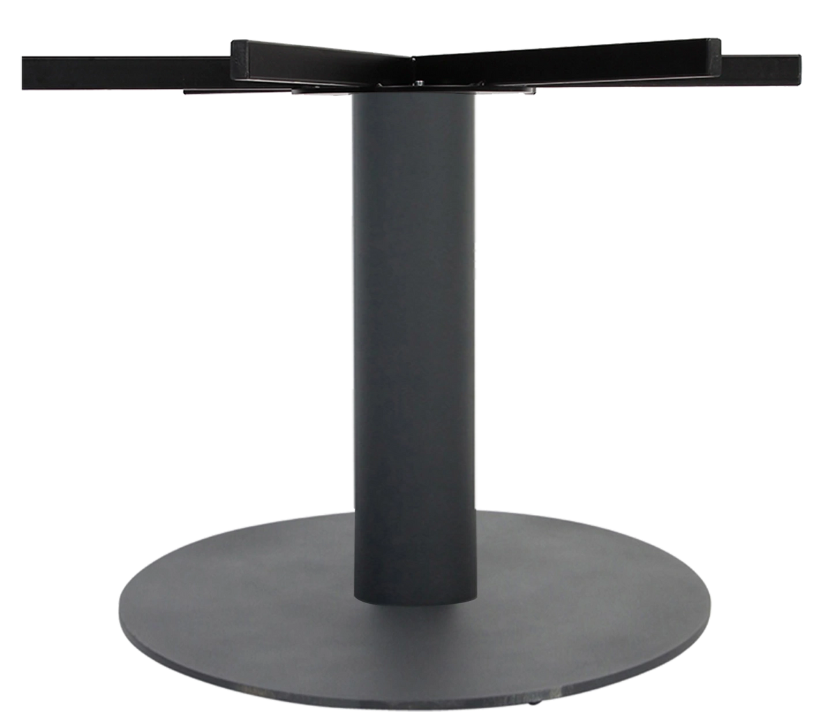Base Table Danube Xl Disc 720mm Black H730, Colour: Black matt