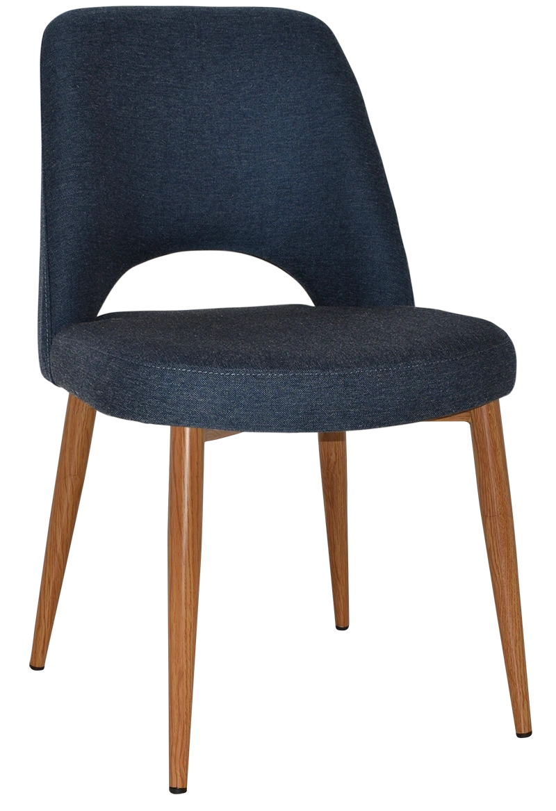 Chair Albury Metal Lightoak + Gravity Navy Ef