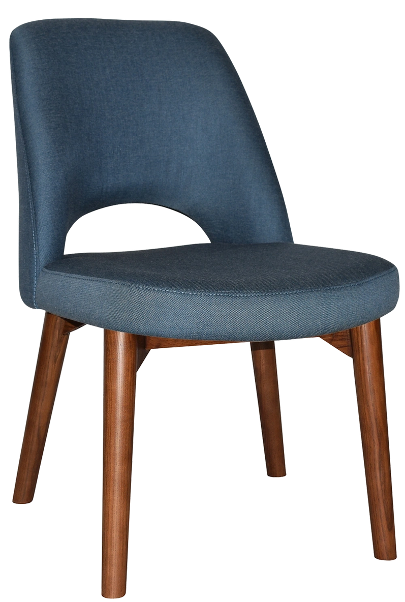 Chair Albury Timber Light Walnut + Gravity Denim Ef