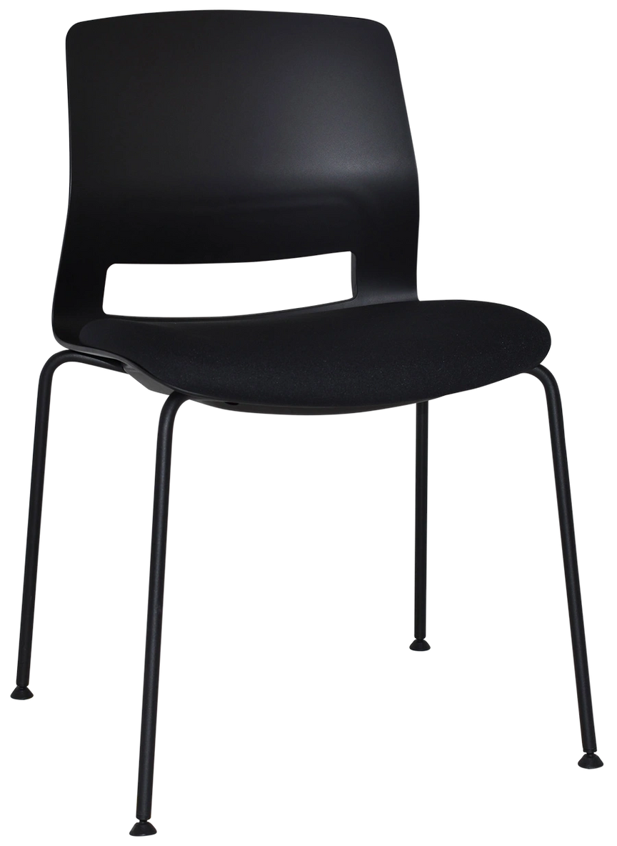 Chair Snout 4 Leg Black + Black Seatpad Ef