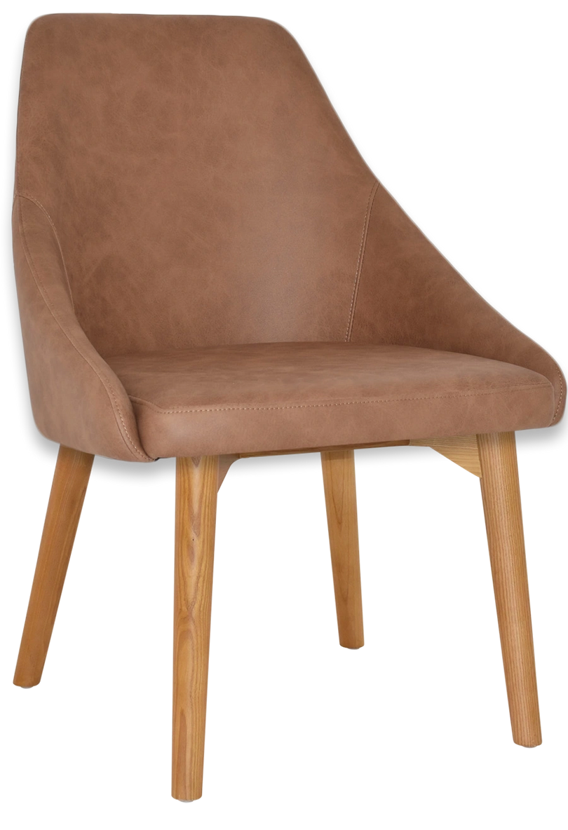 Chair Stockholm Timber Light Oak + Pelle Tan Ef