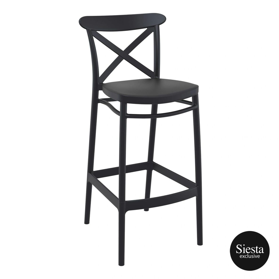 Cross Back Bar Stools 750 FL