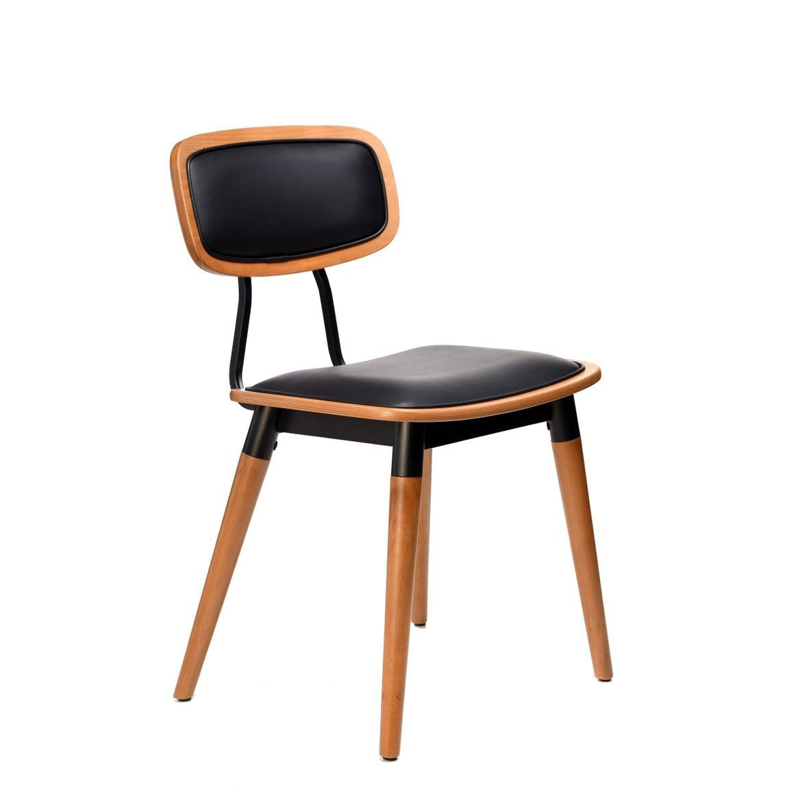 Felix Chairs FL, Colour: Black Frame / Lancaster Oak