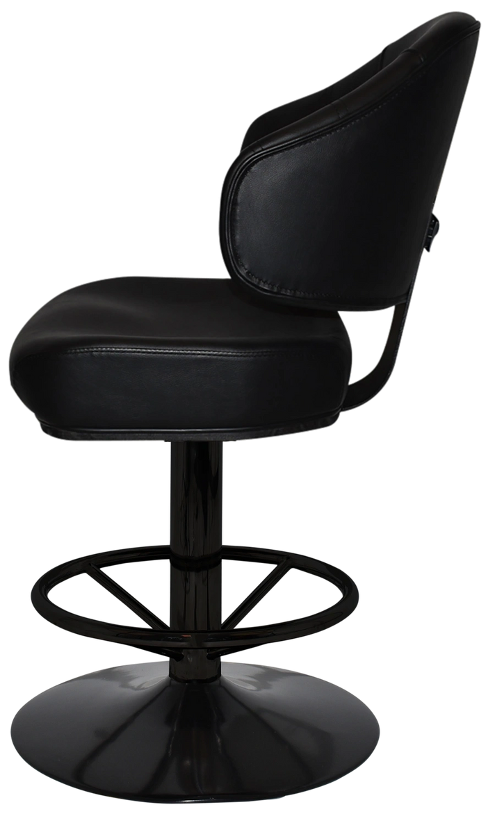 Gaming Stool Luxor Disc Black + Vinyl Black Ef