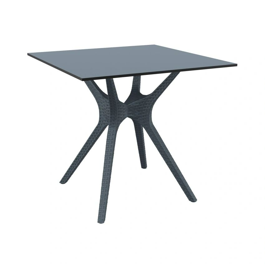 Ibiza Table 80 FL, Colour: Anthracite