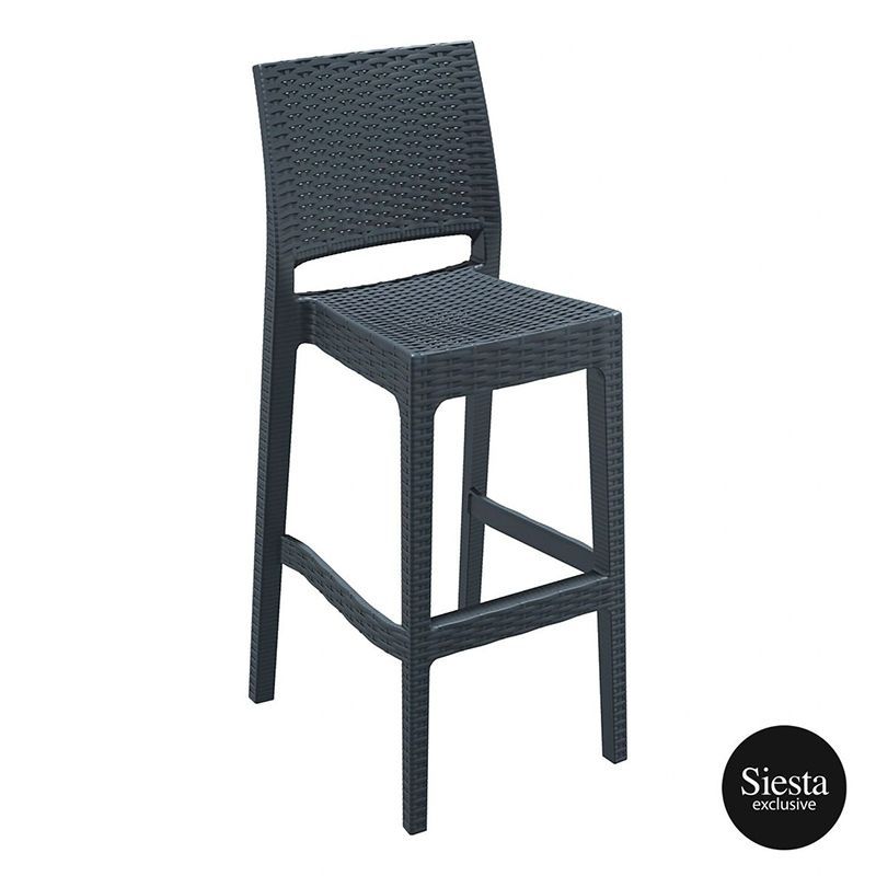 Jamaica Barstool FL, Colour: Anthracite