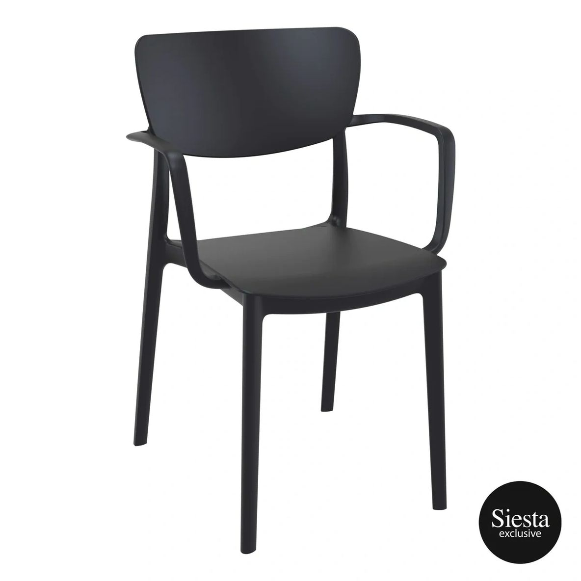 Lisa Armchair FL, Colour: Black
