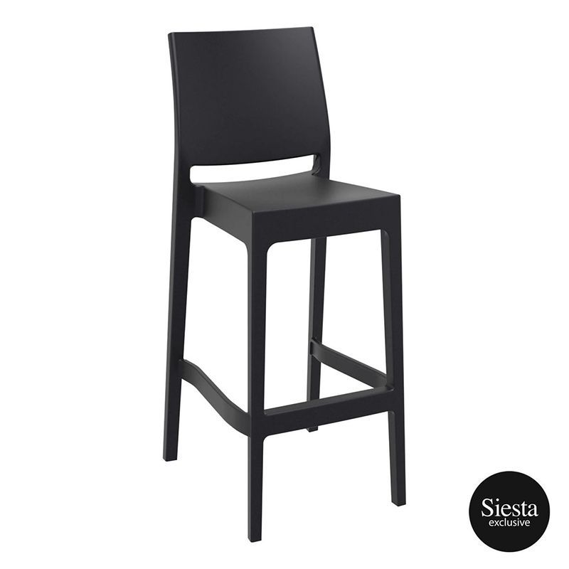Maya Barstools 750 FL, Colour: Black