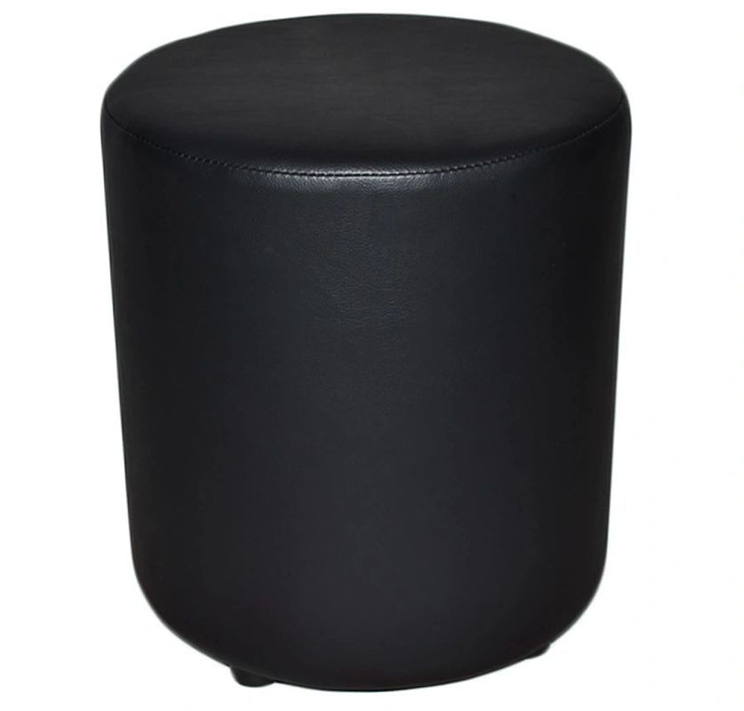 OTTOMAN DELHI 400MM ROUND BLACK EF