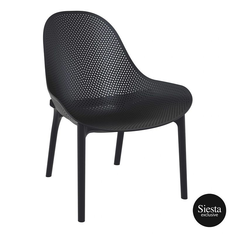 Sky Lounge Chair FL, Colour: Black