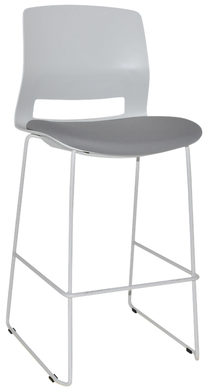 Stool Snout White + Grey Seatpad Ef