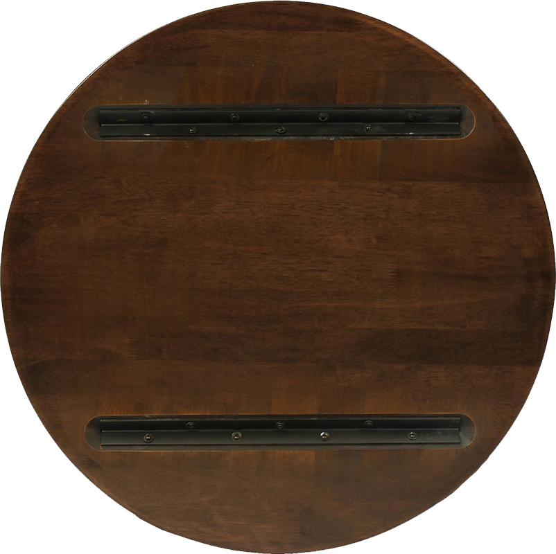 Top Table Timber Rd 800mm Walnut Ef