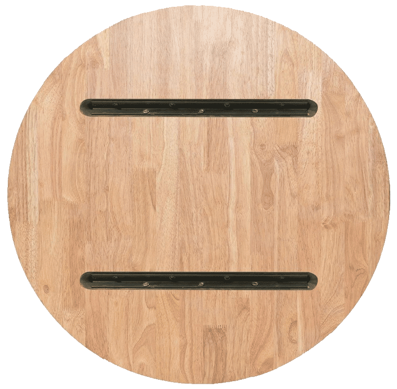 Top Table Timber Rd 700mm Natural Ef