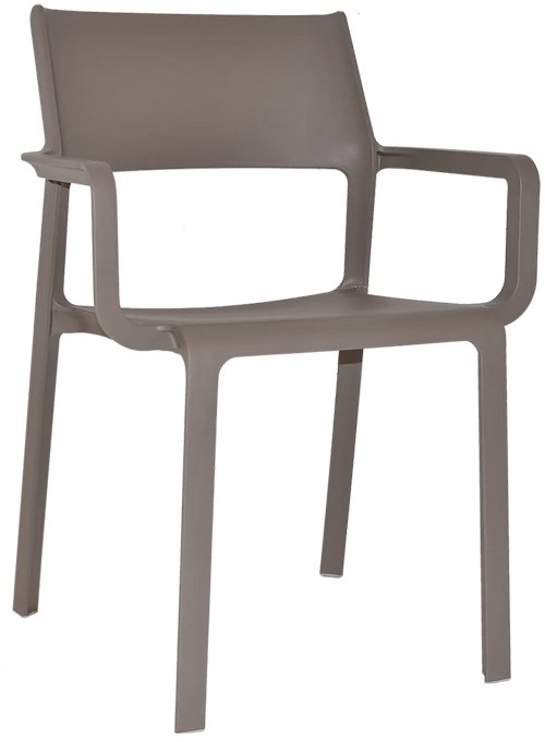 Trill Taupe Arm Chair EF