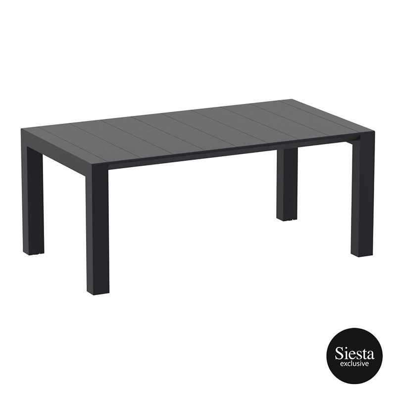 Vegas Table 180 or 220 FL, Colour: Black