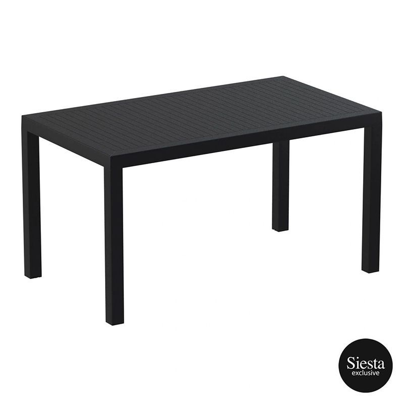 Ares 140 Table 1400 X 800 FL, Colour: Black
