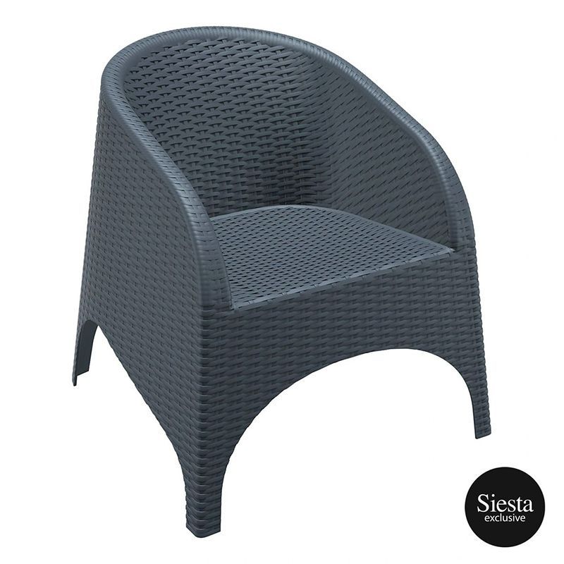 Aruba Tub Chair FL, Colour: Anthracite