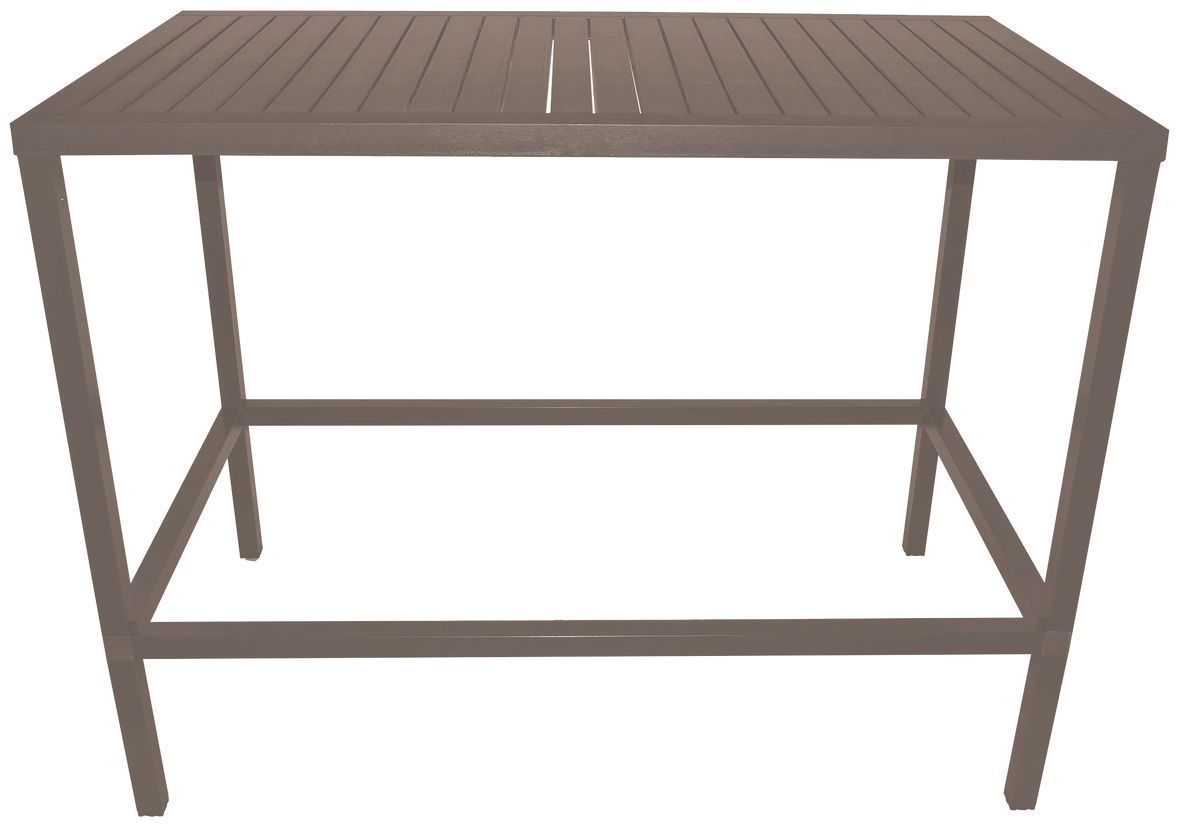 Bar Table Cube 1400 X 800mm Taupe Ef