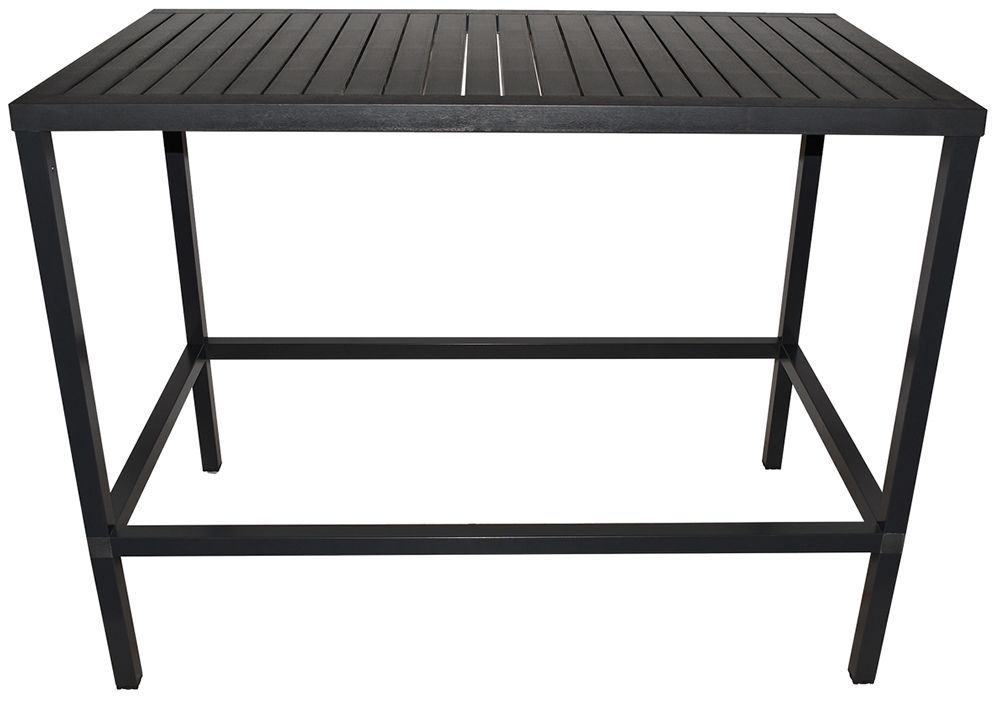 Bar Table Cube 1400 X 800mm Ant White Ef, Colour: Anthracite