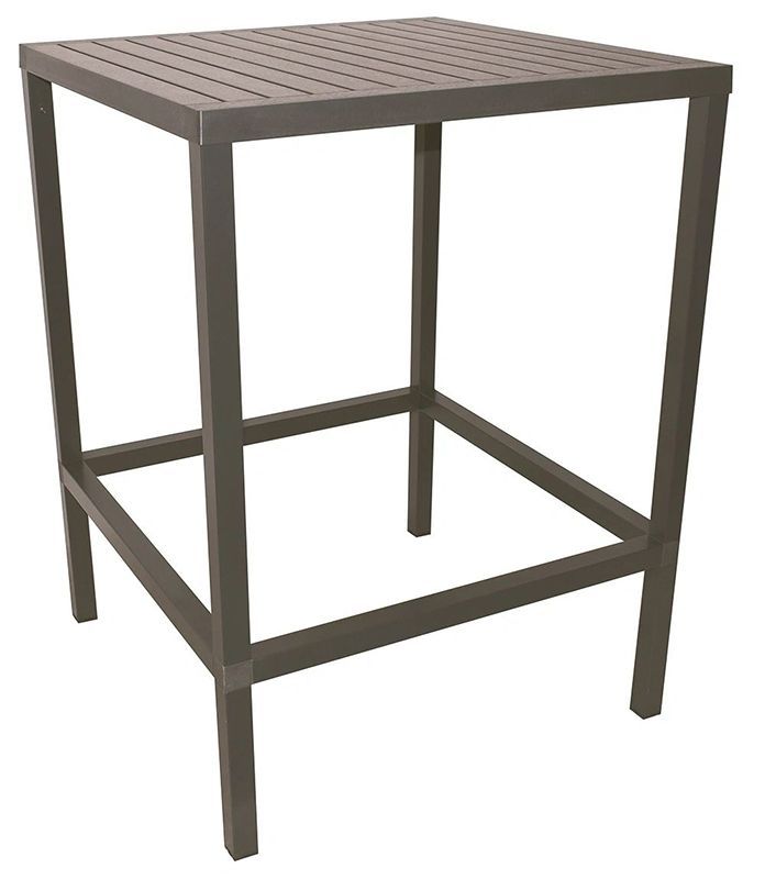 Bar Table Cube 800mm Taupe Ef