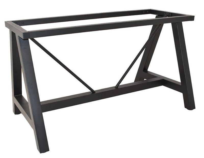 Base Table A Frame 1200mm H730 Black Ef