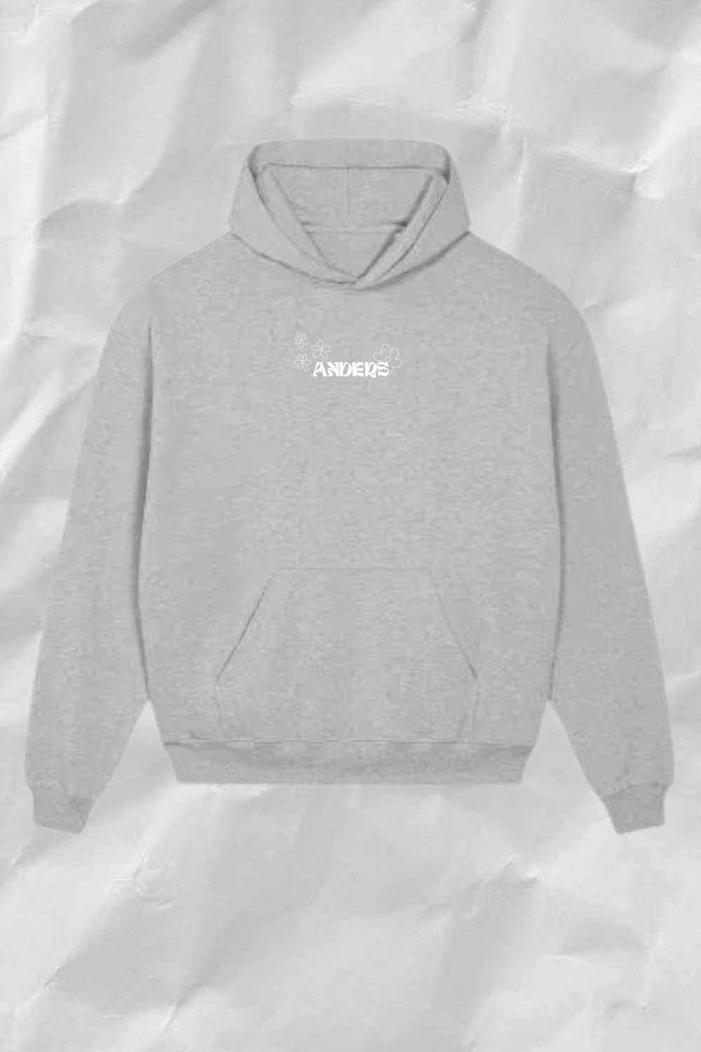 unisex beautiful life hoodie grey