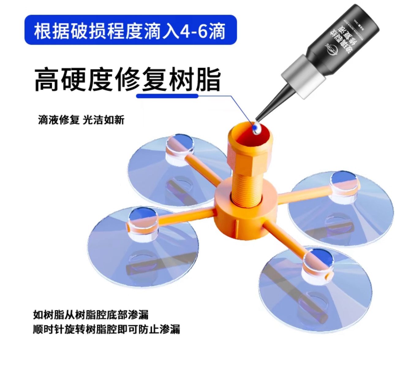 Glass Repair 3 Set
