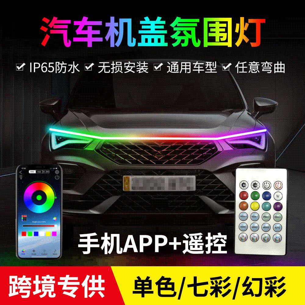 Car LED With Remote Control (Waterproof)