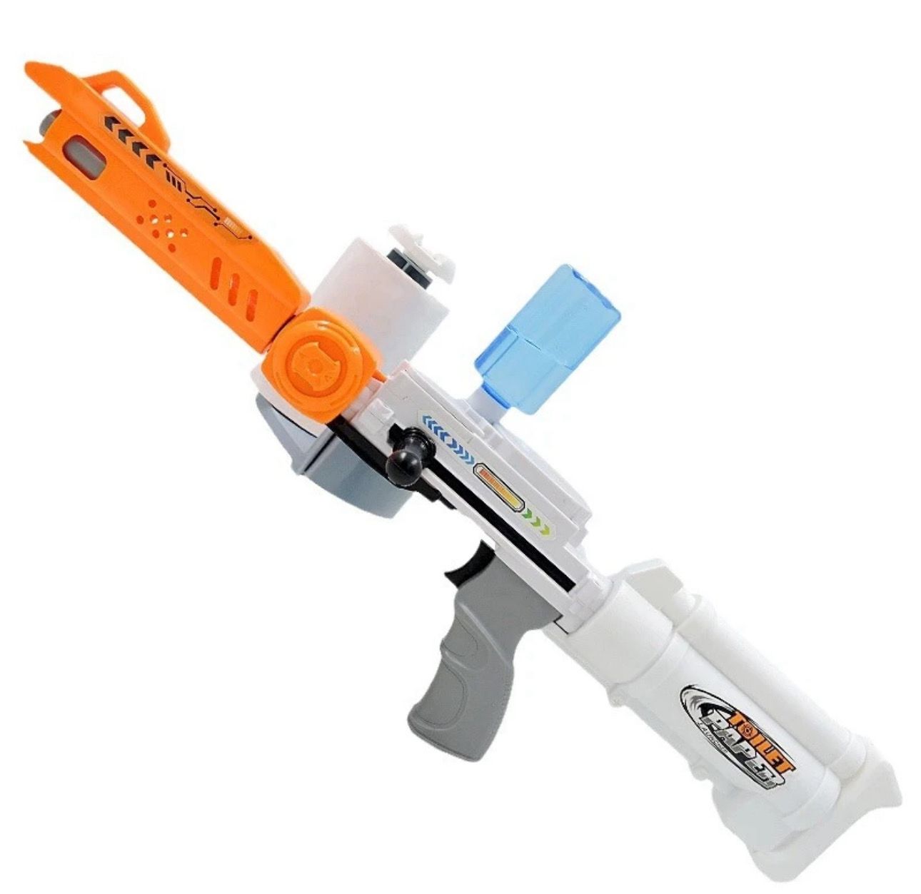 Paper bullet gun And water gun toy toilet paper