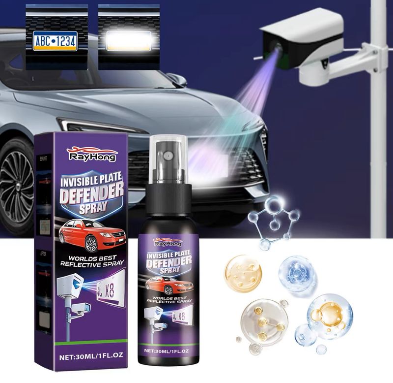 Invisible license plate spray Car effective invisible defense