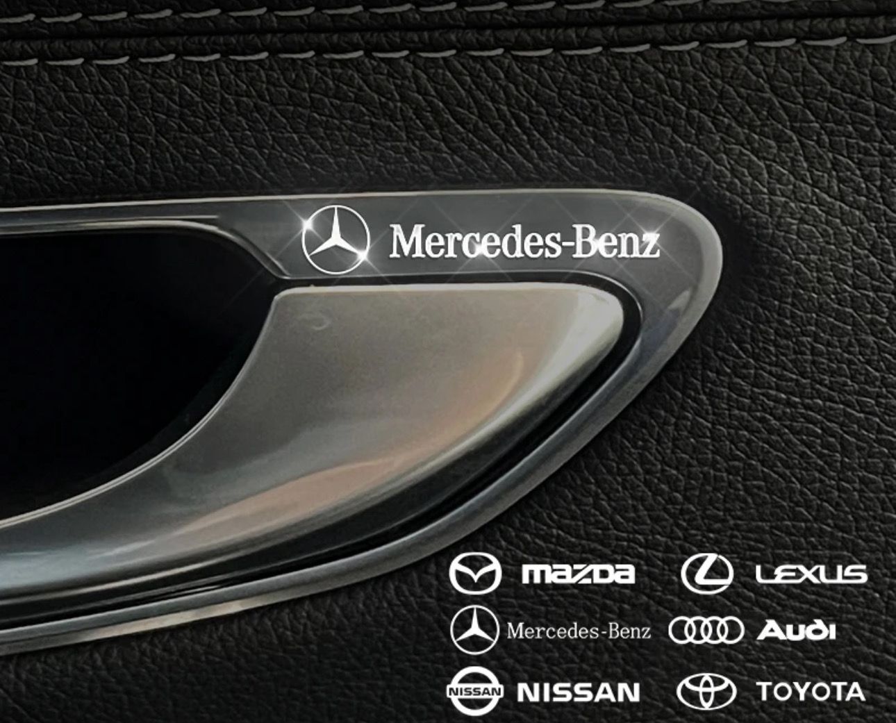 3D Car Logos 8pcs (Price For 8pcs)