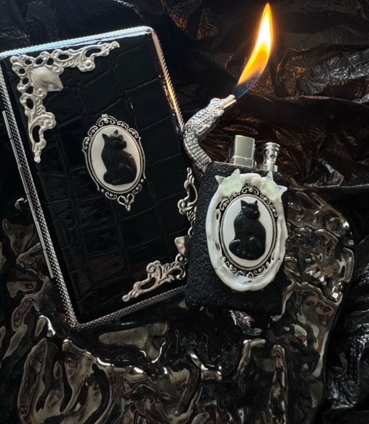 Black Cat Fire Set