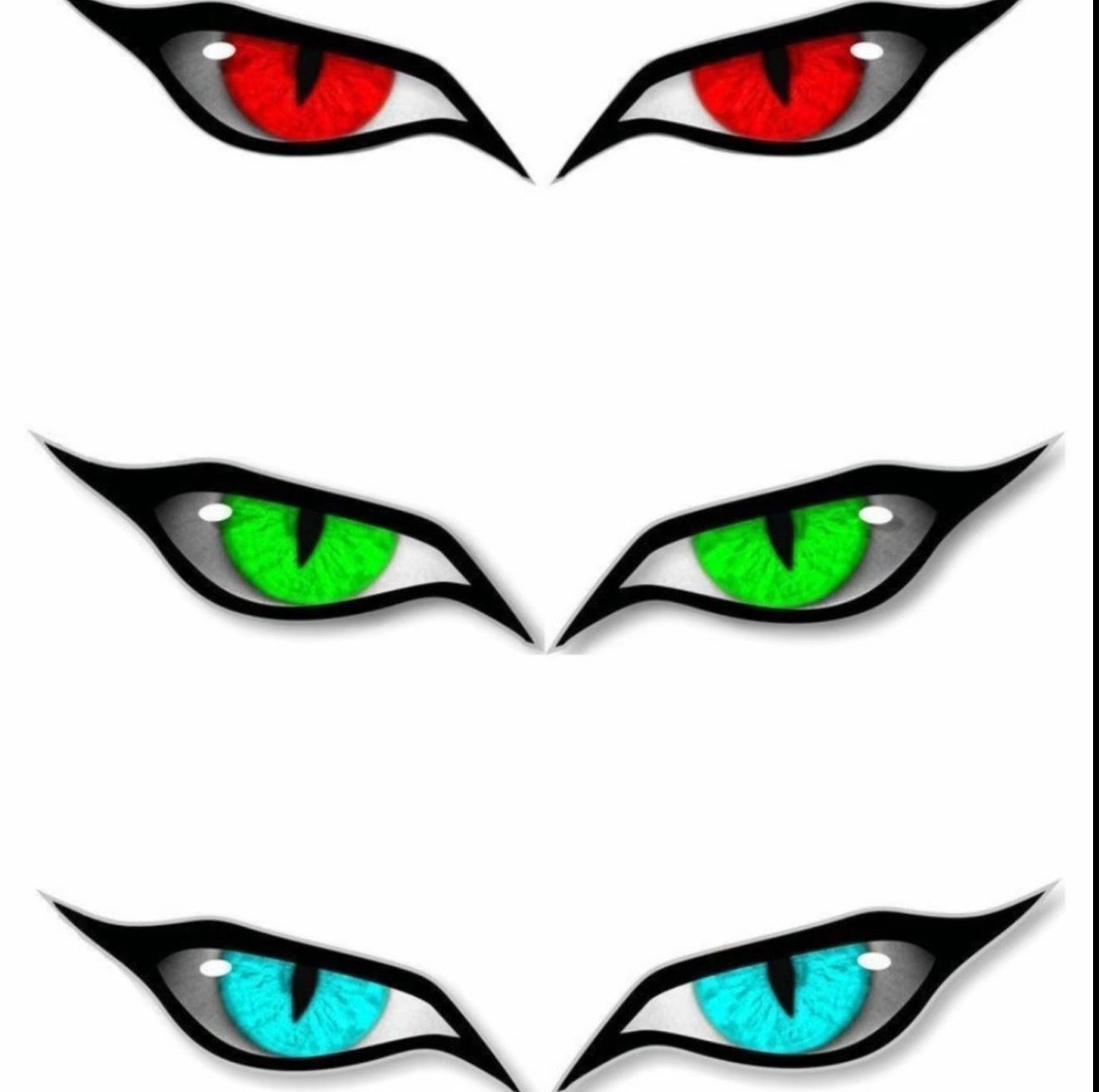Eyes 👀 3D Sticker 3 Sets (Price For 3 Pairs Products )