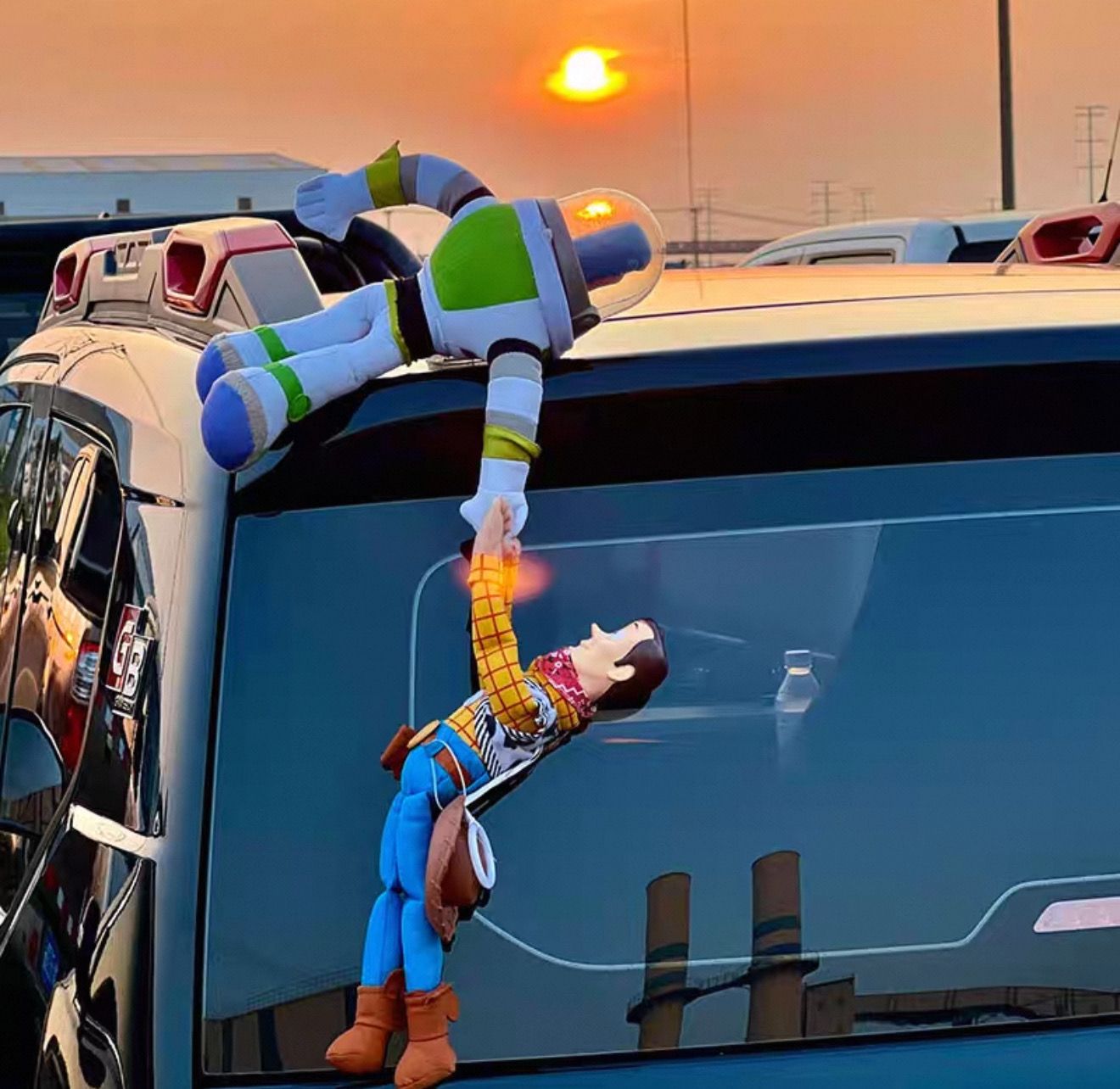 Funny Toy Story Car Decoration 2 pcs