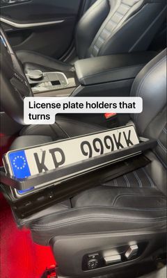 Roller Shutter License Plate Holder