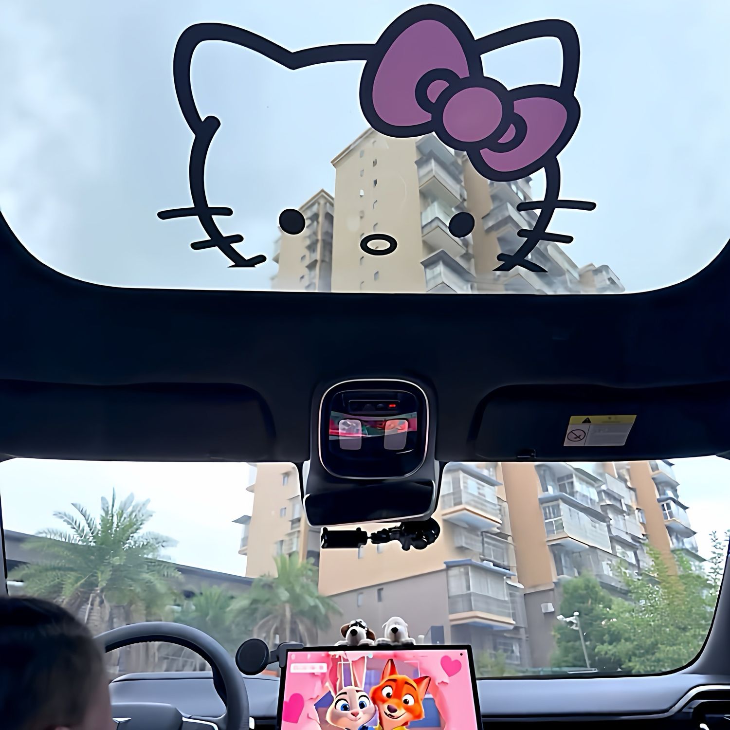 Hello Kitty Roof Sticker